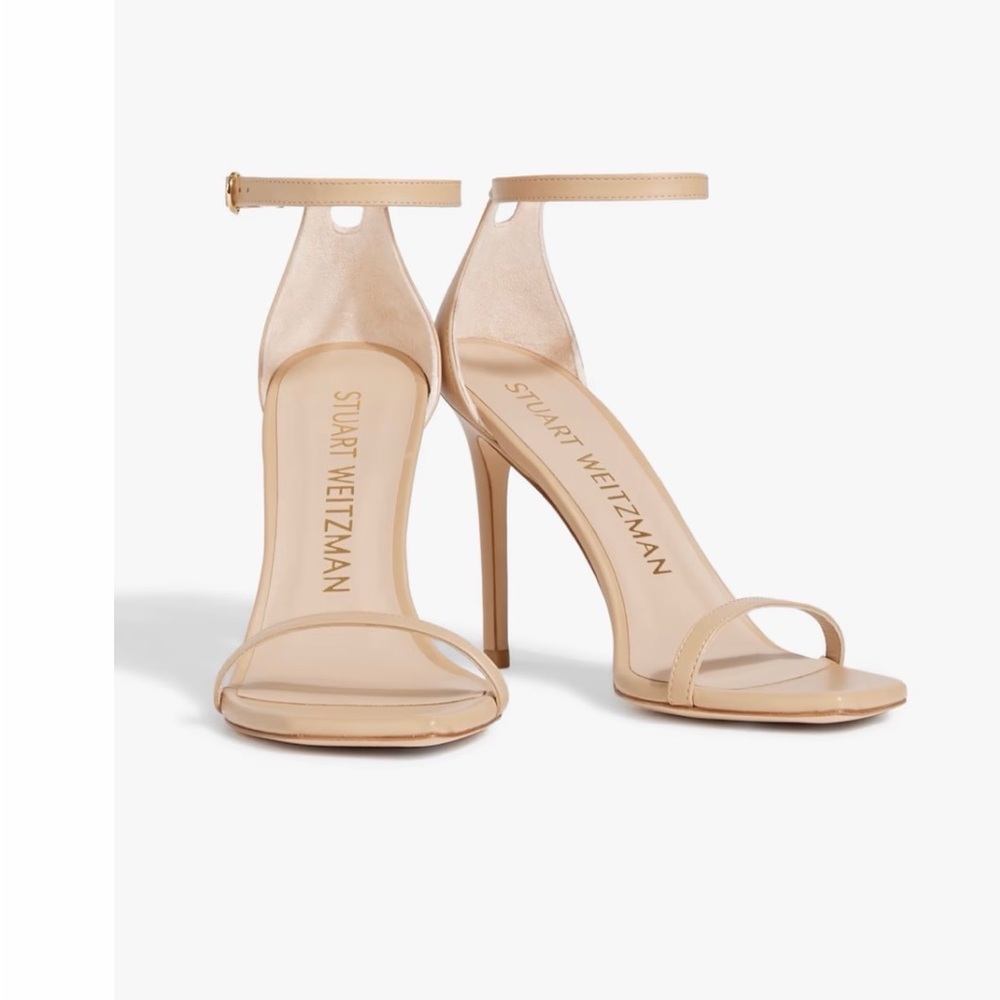 Stuart Weitzman Nude Leather stilettos